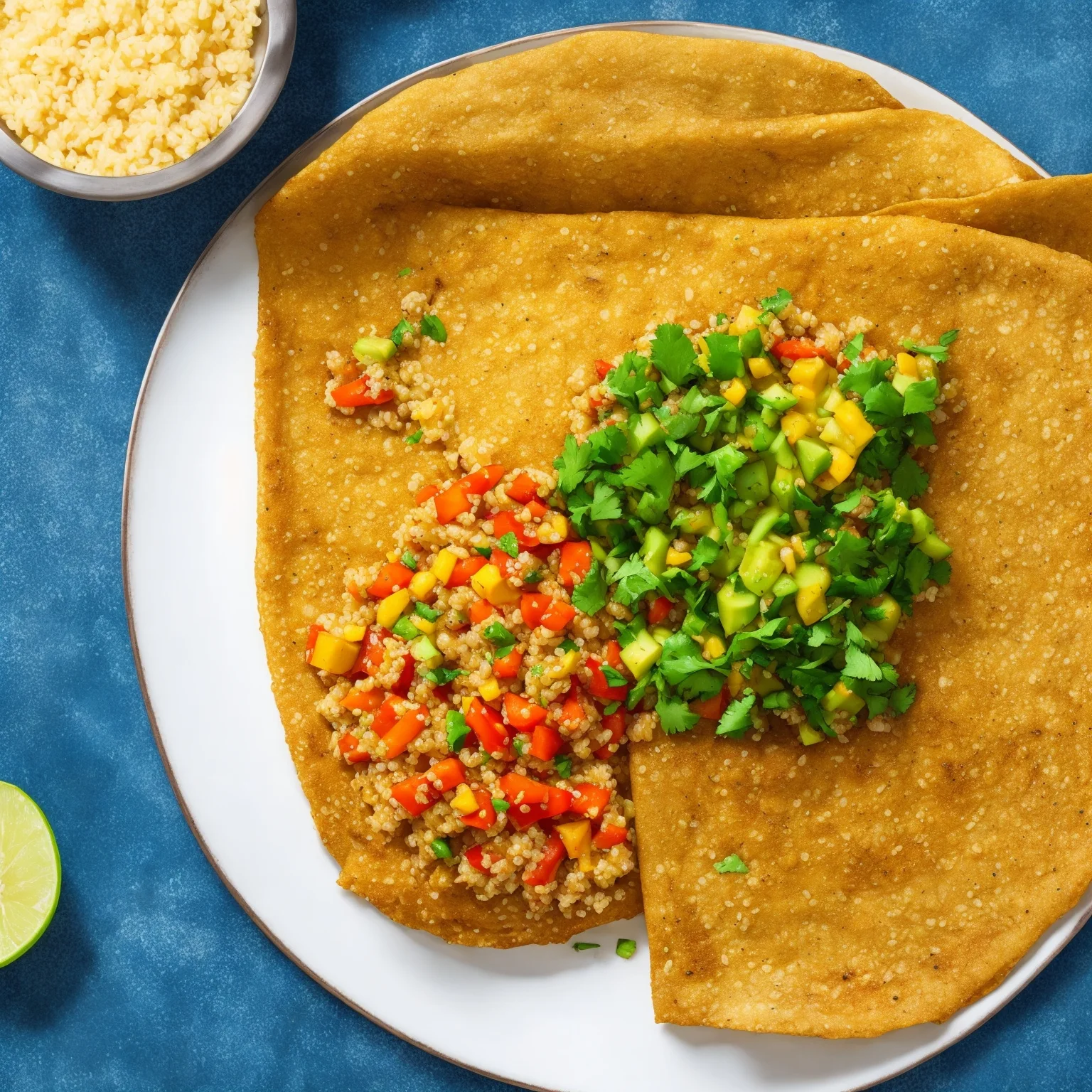Quinoa Brown Rice Dosa