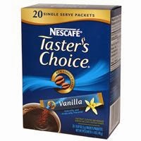 iHerb Coupon Code YUR555 Nescafé, Taster's Choice Instant Coffee Beverage, Vanilla, 20 Packets, 0.07 oz (2 g) Each