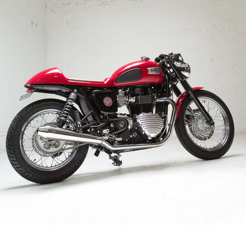 2013 Triumph  Bonneville Cafe  Racer Give Away way2speed