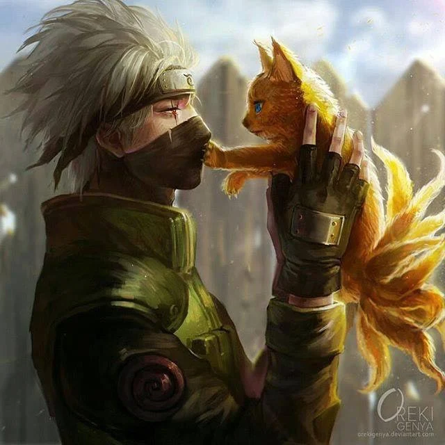 Kakashi And Nine Tails Wallpaper Engine