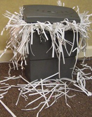 shredded insurance policy