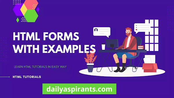 Html forms with examples