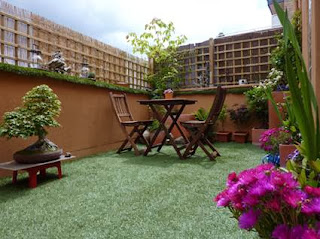 Artificial Turf on a balcony or terrace