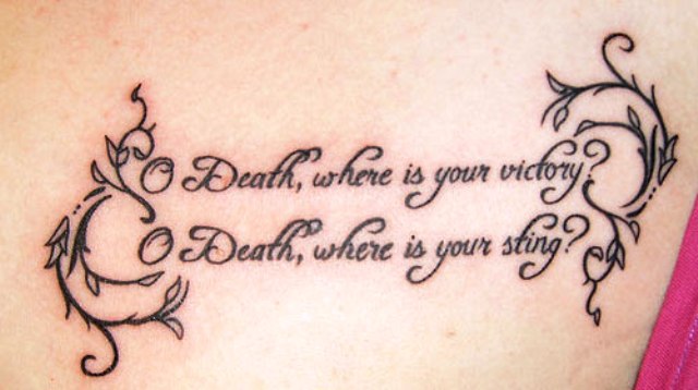 Life And Death Tattoo Quotes