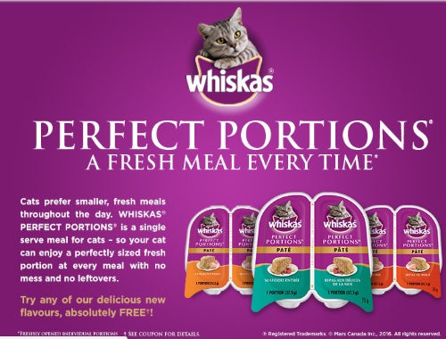 Whiskas Free Perfect Portions Coupon
