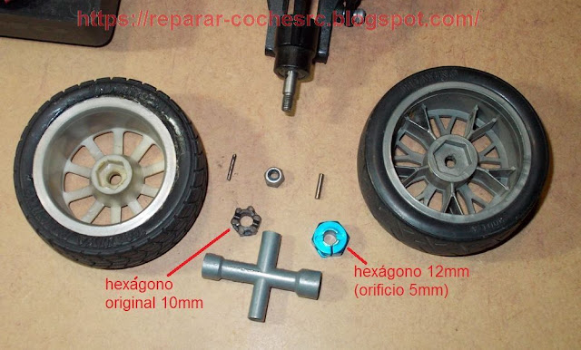 12mm hex wheel Rebuilt Bycmo Subaru - De Agostini