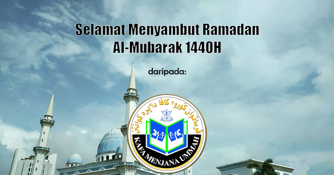 Jadual Waktu Berbuka Puasa Negeri Pahang 1440H / 2019M 