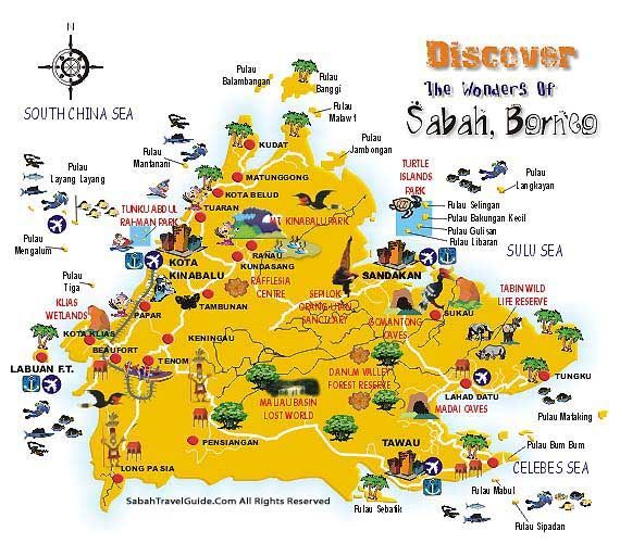 peta sarawak | sarawak map | Iban4u