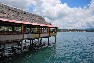 Floating restaurant at Baybay, Leyte