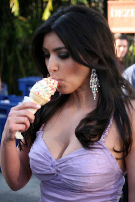 Kim Kardashian,  Ice Cream - Kardashian Style