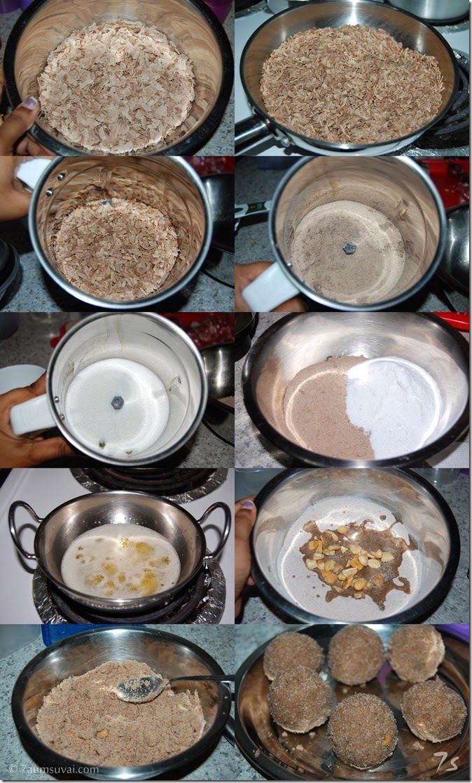 Aval laddu process