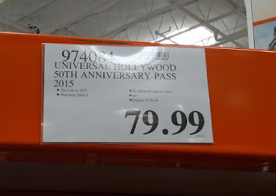 Universal Studios Hollywood Adult Season Pass at Costco