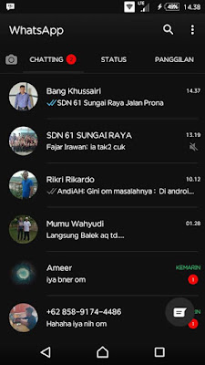  Setelah sebelumnya admin membahas perihal aplikasi tema Whatsapp dengan banyak sekali huruf WhatsApp BLACK 2.17.254 Mod Apk Terbaru Gratis