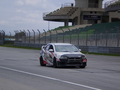 Time To Attack Sepang black head Evo X Singapore