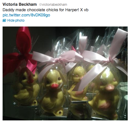 Beckham Family 2012 on According To Vb S Twitter  Harper Enjoyed A Number Of Sweat Treats For