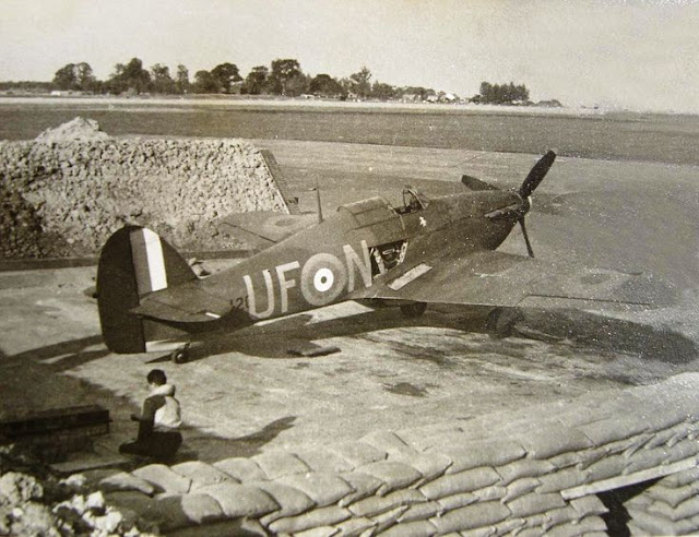 6 August 1940 worldwartwo.filminspector.com Hurricane RAF No. 601 Squadron