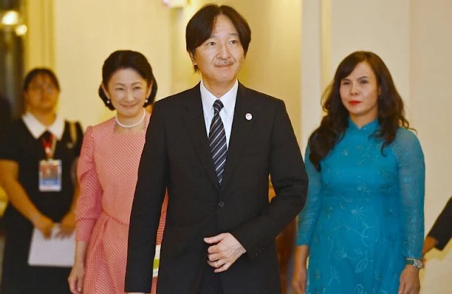 Crown Prince Fumihito and Crown Princess Kiko attended the premiere of the opera Princess Anio