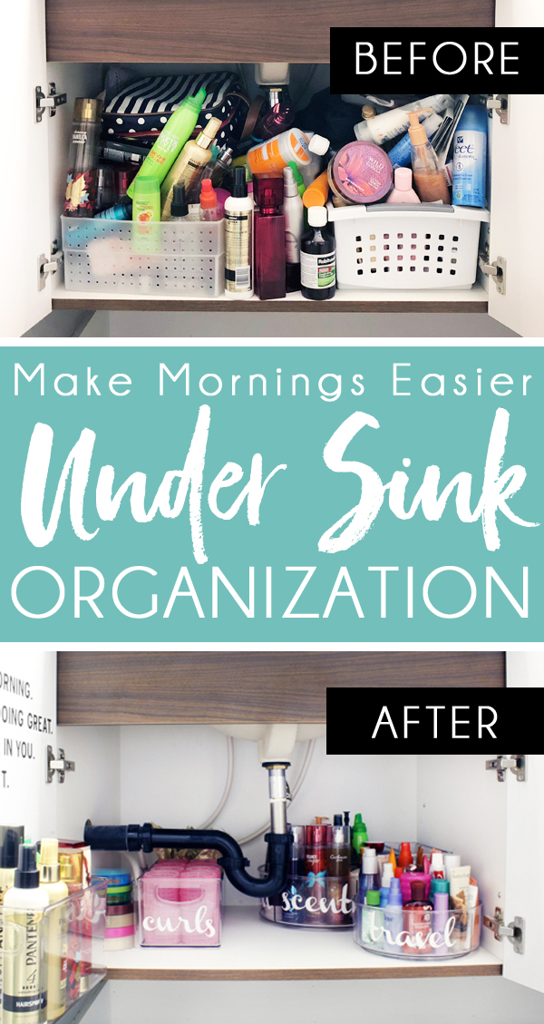 Under Bathroom Sink Organization Ideas - Blue i Style