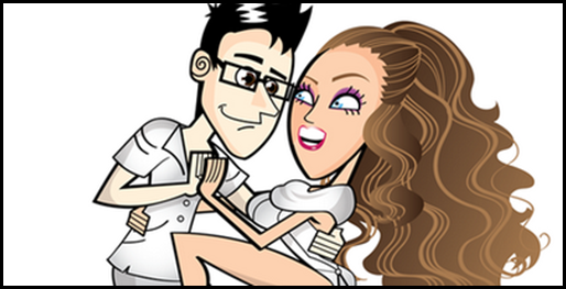 Anahí e Jorge Bin - desenhado por: @JorgeBIn