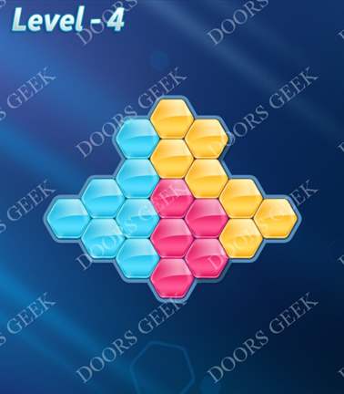 Block! Hexa Puzzle [Novice] Level 4 Solution, Cheats, Walkthrough for android, iphone, ipad, ipod