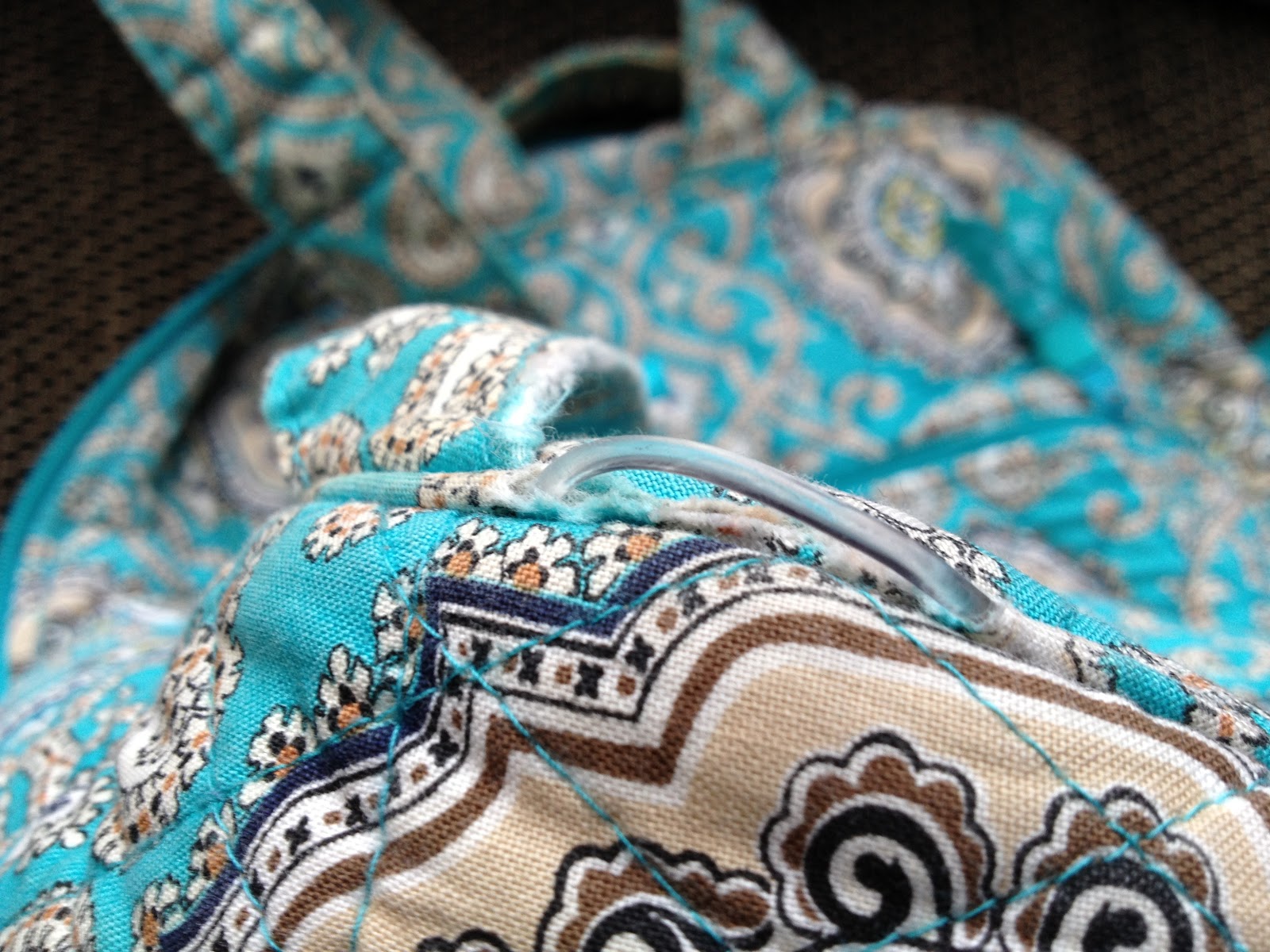... of all Trades: How to repair frayed corners on a Vera Bradley bag