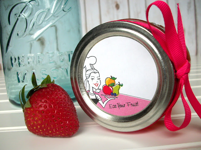 fruit canning jar labels