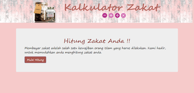 Source Code PHP Kalkulator Zakat