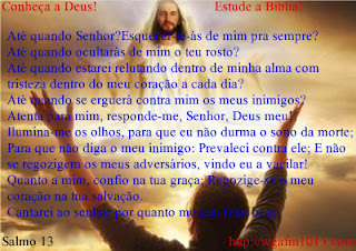  Salmo 13 Te Esquecerás de Mim Senhor