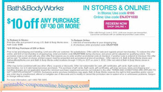 Free Printable Bath And Body Works Coupons