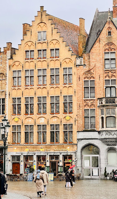 Huyze die Maene restaurant, Markt Square, Bruges, Belgium