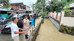 Beberapa Titik Tergenang Banjir, Bupati Wajo Instruksikan Jajaran Gercep Lakukan Penanganan