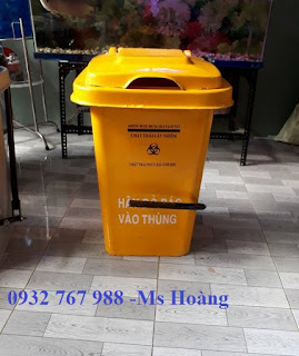 thùng đựng rác thải y tế đạp chân 60 lít