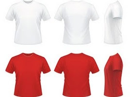 25 Template T shirt Gratis untuk Preview Desain  Kaos  
