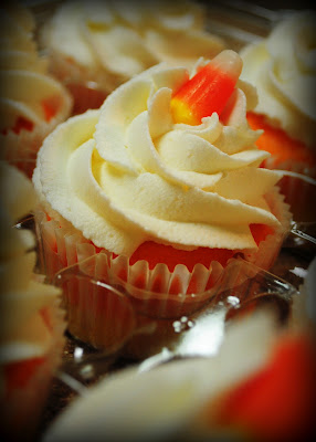 Candy Corn Cupcake