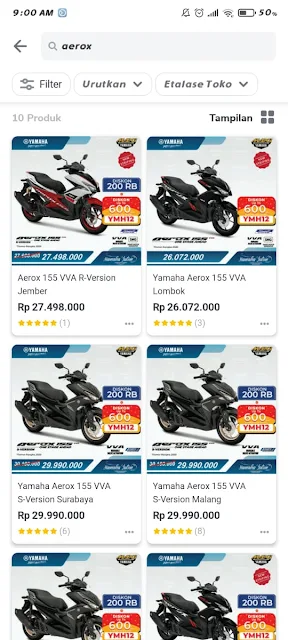 voucher tokopedia yamaha