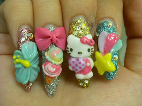  cute nail art design