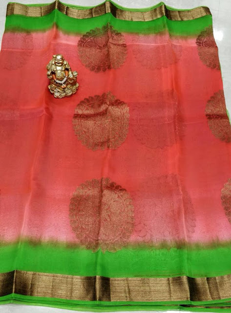 Kanchi organza sarees buy online 