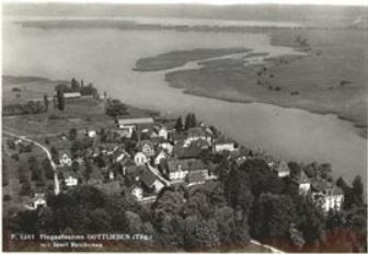 Vue générale de Gottlieben (Suisse)