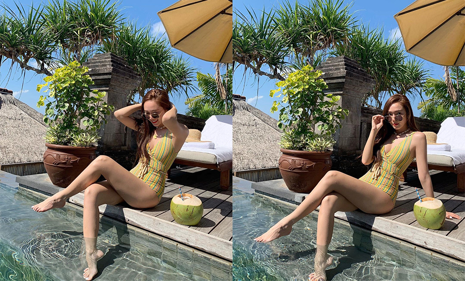 Jessica Post Photos With Swimsuit When Vacation in Bali