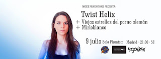 Twist Helix, Viejas estrella del porno Alemán y Mirlobanco en Sala Phantom