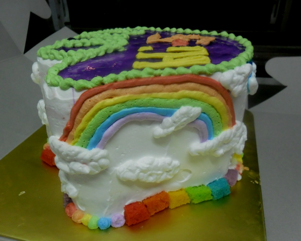 Rainbow cake (hi-5)