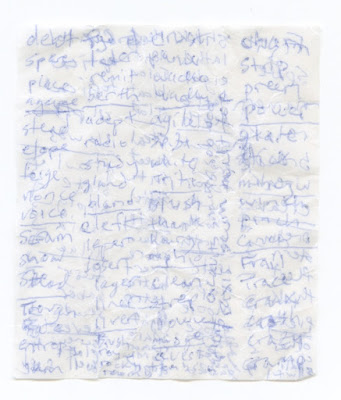 Messy handwriting