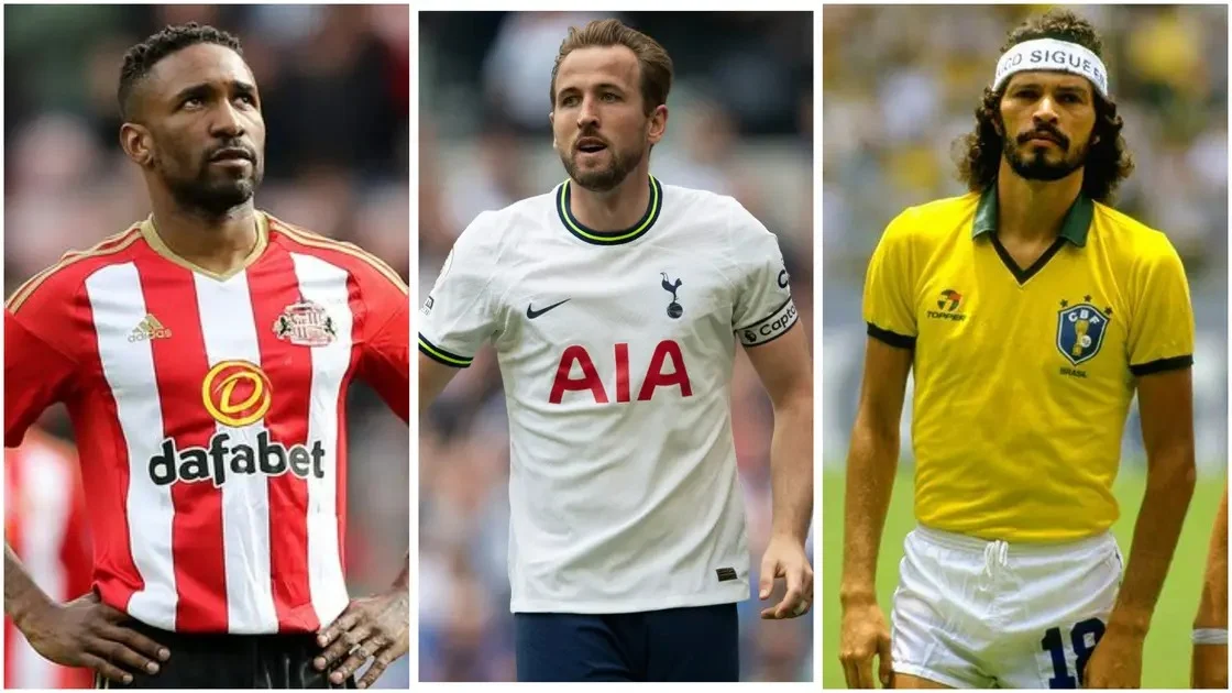 Harry Kane and 7 Exceptional Players of World-Class Caliber Who Have Never Achieved Trophies in Football History.