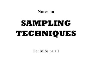 Sampling Techniques For Msc I by scholar photostate