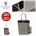 VICTORIA'S SECRET Tote (Stripe : Black)