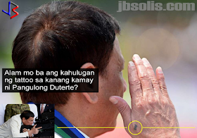 President Duterte is so popular in the Philippines and around the world that he always appears on the TV daily. but have you ever noticed the tiny tattoo on Philippine President’s right hand? He is the first ever Philippine head of state to sport a tattoo.  That tattoo on Duterte’s right hand just below the fold of the thumb and index finger stands for the “Magic Group” of the Guardians Brotherhood. That's according to Duterte’s presidential adviser on the peace process Jesus Dureza. “It’s a secret cult,” Dureza jokingly said.  The facebook page for the Guardians say that as every letter of the acronym MAGIC has a meaning: M- stands for Magistrate, A – Advocator, G – Grievances, I – Impotent and C –Citizens. In Filipino, it translates to "Mga Mahistradong Tagapagtanggol ng mga Naaapi at Walang Lakas na Mamamayan."  Dureza is a former schoolmate of Duterte and is also a member of the same Magic Group, and having the same tattoo. “We are members of Guardians Brotherhood. It’s a fraternal group of people. It started as a military fraternal group. Then they got also civilians as members,” Dureza explained. The first civilian members were mostly lawyers, like Dureza and Duterte.  What is the purpose of the President's tattoo?  Some members revealed that when Guardians secretly meet, they verified their identification to each other by showing the Guardian tattoo. Each sub-group has a different tattoo designating their circle of membership. Its placement also showed which area the member belonged.  Some famous members of the fraternity are Sen. Gregorio Honasan, Sen. Manny Pacquiao and Ret. Gen Danny Lim.  It is not surprising nowadays that world leaders are actually inked. Other leaders and even some members of Royal Families also sport tattoos. Here are some of them:  Prince Frederik Of Denmark Crown Prince Frederik has tattoos that are on display when he trades his formal attire for swimming trunks. The 48-year-old prince has a tattoo on his bicep and one on his calf. They both represent his time serving in the military.  UK Prime Minister Winston Churchill You might be surprised to know that the great Winston Churchill even sported some ink (though unverified by an actual image). This distinguished, and quite stubborn leader was the Prime Minister of England during World War II and had great influence over his country and the world. The purported tattoo was an image of an anchor tattooed on his arm. It is also said that his mother has a snake tattoo around her wrist.  Prime Minister Winston Churchill You might be surprised to know that the great Winston Churchill even sported some ink (though unverified by an actual image). This distinguished, and quite stubborn leader was the Prime Minister of England during World War II and had great influence over his country and the world. The purported tattoo was an image of an anchor tattooed on his arm. It is also said that his mother has a snake tattoo around her wrist.  US President Teddy Roosevelt America’s own beloved Teddy Roosevelt had a tattoo of his family crest on his chest. Though that might not be surprising when you hear about his adventurous past as not only a wild cattle rancher and hunter but also as a war hero in the Spanish-American War.  US President Andrew Jackson Andrew Jackson, seventh President of the United States, spent plenty of time in the military. After losing his parents to disease and war at 14 years old, he grew up to be a wealthy plantation owner and served as colonel and major general in the War of 1812. To pay homage to his time in the military, he got a tattoo of a tomahawk on the inside of his thigh.  Canadian Prime Minister Justin Trudeau He is the 23rd and current Prime Minister of Canada and ranked as the 69th most powerful person in the world by Forbes. He is also the second youngest politician to ever become Prime Minister. Justin Trudeau has a long history of being in the public eye and is considered by many as a heart throb. He is a sports and yoga fanatic, thus it should come as no surprise that he has ink. His two tats are a globe and a raven.  Czar Nicholas II of Imperial Russia Even in the nineteenth-century, tattoos were a popular way to commemorate a significant experience in people’s lives. For Nicholas II, the Czar of Imperial Russia, he too used tattoos as a way to remember special events. While the photo's quality makes it hard to see, he had a tattoo of a dragon which commemorated his time visiting Japan.  Princess Stéphanie of Monaco As the youngest daughter of Prince Rainier III of Monaco and the beautiful actress Princess Grace Kelly, Princess Stéphanie is working in Hollywood and the world of fashion for her career choice. Princess Stéphanie has many tattoos, including a dragon-vine “S”on her back.  George V of England George V was King of the United Kingdom and British Dominions, and Emperor of India from 1910 to 1936. Before becoming King, however, he spent time traveling abroad the HMS Bacchante where, on a visit to Japan, he found a local tattoo artist and had him tattoo a red and blue dragon on his arm.  What do you think of President Duterte's ink? Do you know of any other world leader that has a tattoo? Let us know in the comments.