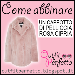 Come abbinare un cappotto di pelliccia rosa cipria