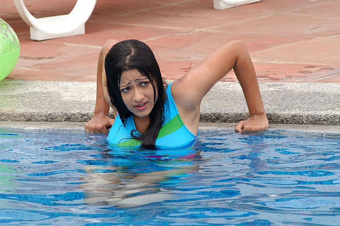 Madalasa Sharma Bikini Pics - Hot In Swimming Pool Costume - BIKINI PICTURES - Famous Celebrity Picture 