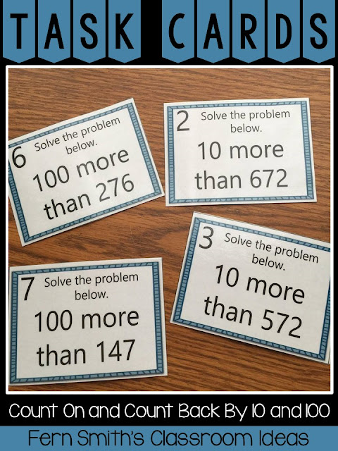 Ready to Review Counting On and Counting Back By 10 and 100? This 2nd Grade Go Math Lesson 2.9 Count On and Count Back By 10 and 100 Bundle is Perfect! Fern Smith's Classroom Ideas at TeacherspayTeachers.