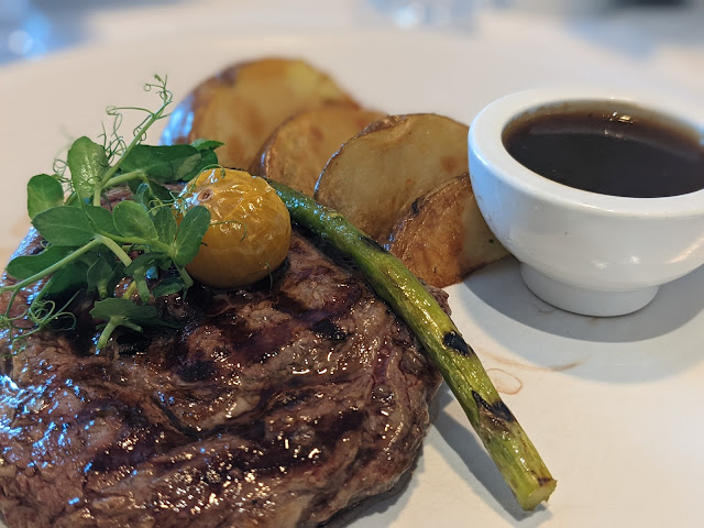 Amsterdam Zoo Mini Cruise with DFDS | A Review  - Steak from North Sea Bistro